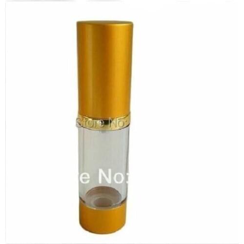30ML Gold airless bottle or cosmetic sprayer with white pump