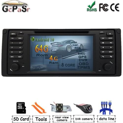 Android 10 Car Stereo Radio Multimedia Player for BMW X5 E53 M5 5 Sesies E39 With BT Wifi Radio GPS Navigation Car Head Unit