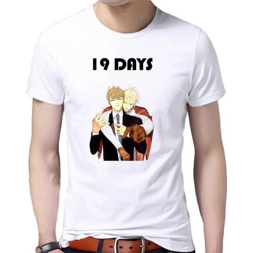 T Shirt Men Manga 19 Days Old Xian Anime 19 дней однажды Comic - Jian Yi Zhan Zheng Xi He Tian Mo Guan Shan - Tops Streetwear