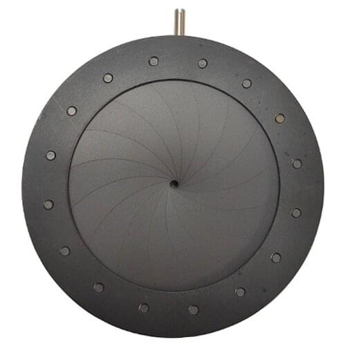 1.5-37 mm Aperture Diameter Zoom Iris Diaphragm Aperture Condenser for Microscope Camera CCTV Lens Optical Instrument 16 Blade