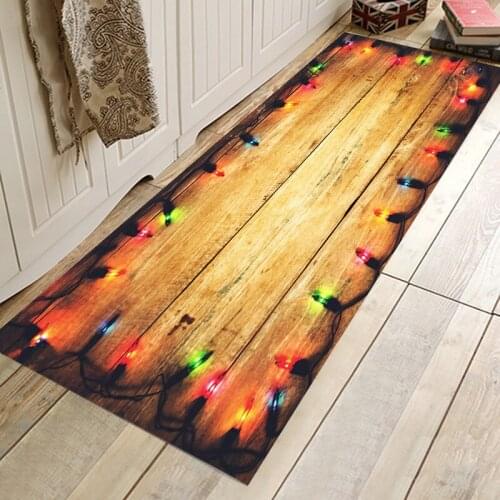 Front Doormat Entrance Mats Christmas Soft Home Decorative Indoor Door Mats Outdoor Carpets Non-slip Bathroom Rug Bedroom Carpet
