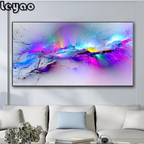 Colorful Clouds Abstract Art diamond painting,embroidery diamonds,diamond mosaic,cross stitch,square,round