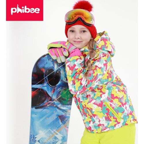 Boys Girls Skiing Set Children Outdoor Waterproof Windproof Winter Snowboard Suit Kids Ski Jacket Warm Fleece Outerwear Set