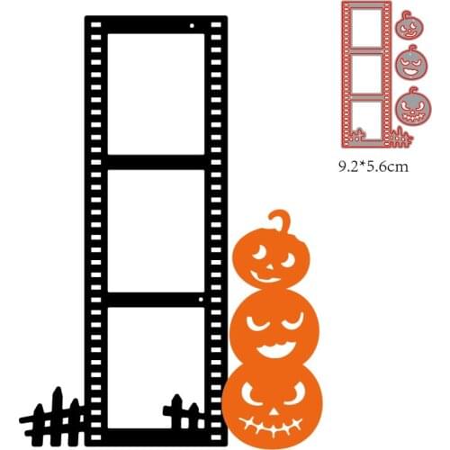 TOP EXPRESSION Metal Cutting Dies Halloween Pumpkin Film Diy Scrapbooking Photo Decorative Embossing PaperCard Crafts Die 2021