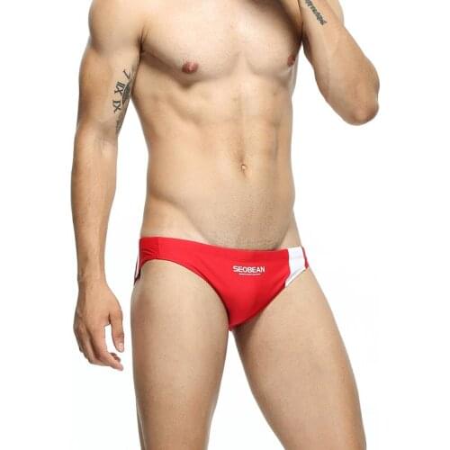 Mens Swim Briefs Bikini Swimwear Youth Boys Swimming Trunks Sexy Swimsuit Man Bathing Suit Tanga Mini Surf Shorts