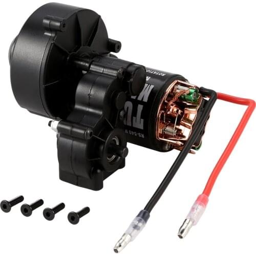 New AUSTARHOBBY Center Gearbox Transmission +540 Brushed Motor 21T 27T 35T 45T 55T for 1:10 RC Rock Crawler Car SCX10 D90 Model