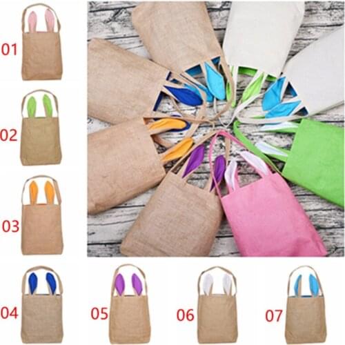 Easter Decorations For Home Bunny Ear Gift Bags Funny Cute Easter Rabbit Birthday Party Supplies F20173297