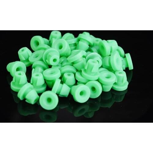 50pcs Rubber Silicone Tattoo Needle Nipples Tattoo Grommets for Tattoo Supplies Mix Color