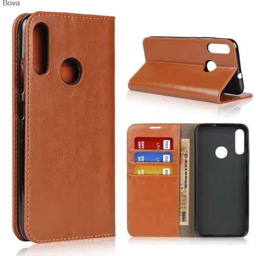Deluxe Wallet Case for Motorola Moto E6 Plus premium leather Phone Case Flip Cover for Moto E6 Plus Bags