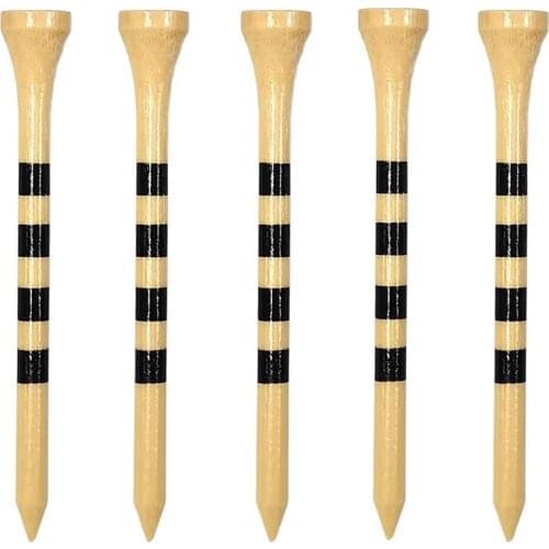 Golf Tees Professional Durable Bamboo Tees Natural Color 70mm 83mm 100pcs/pack freeshpping