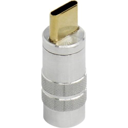 USB 3.1 Jack Male Type C Socket Connector Adapter With Metal Shell For Fast Charger Handmade Cable