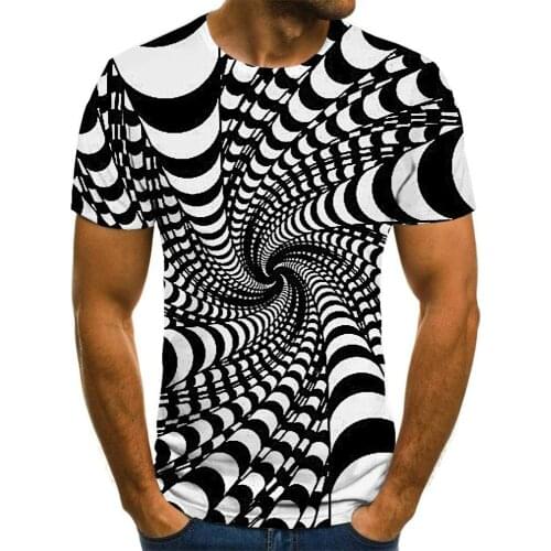 Muscle T-shirt mens abs funny 3d T-shirt clothing punk rock fashion slim top