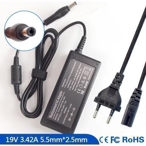 19V 3.42A Notebook Ac Adapter Charger for Asus M6NE X551MAV M6V U32U PL80 S56CM U82 R1E R556LA K555LJ M2400A R510C Notebook