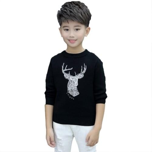 Winter clothing Boys clothes O-Neck pullover Sweater winter Keep warm Kids clothes childrens clothing Cotton products