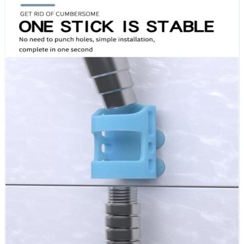 1pcs Suction Punch-free Shower Bracket Shower Head Suction Cup Bathroom Shower Head Holder Rack Shelf Wall Mount Cup Brackets