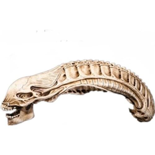 50cm Xenomorph alien skull model Halloween Decoration skeleton model gigers alien model