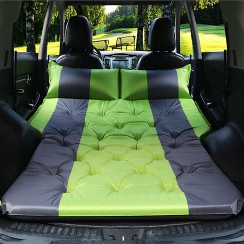 Car Air Inflatable Travel Mattress Auto Blow Up Camping Bed Outdoor Air Mattress Raised Airbed In The Car