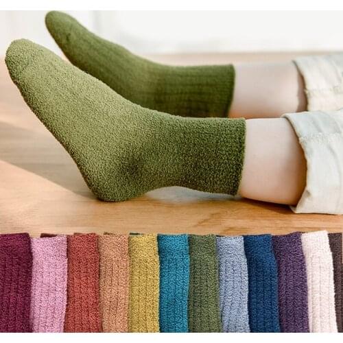 Kids winter socks teens girls boy thermal stripe long sock children toddler velvet thick warm white school sock baby accessories