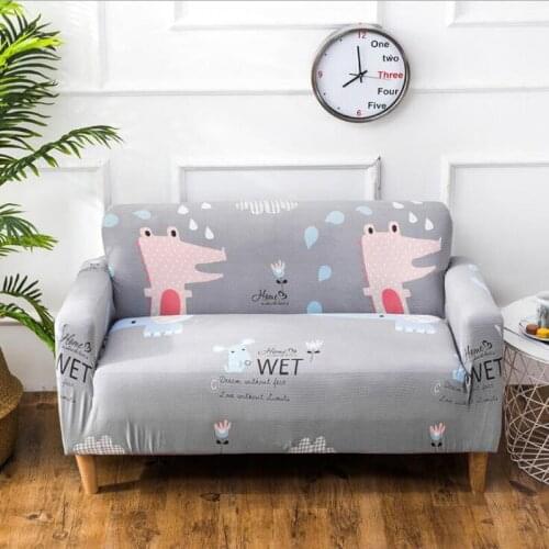 Elastic universal sofa cover Cartoon Simple European pastoral sofa cover Non-slip fabric All inclusive couch cover HLH-1