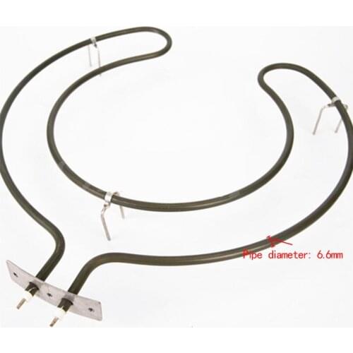 Stainless steel electric heating tube cabinet heating tube heating elements heating pipe 220v 1200-2500w