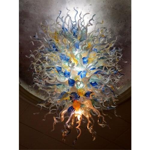 Hot Sale Multi Color Dale Chihully Hand Blown Murano Glass Chandelier Lights