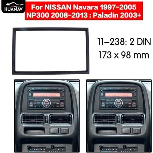 HUANAV Car Radio stereo Fitting installation adapter fascia For 2003+ Nissan Paladin 2 DIN Radio frame Stereo Auto fascia