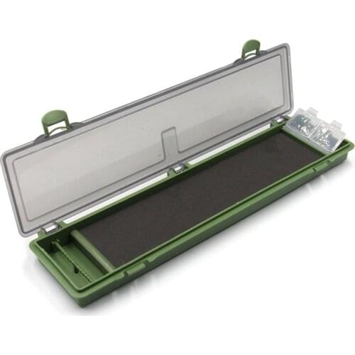 Carp Fishing Tackle Box Hair Rig Wallet Carp Fishing Rig Box Stiff Hair Rig Board Storage Box for Fishing Line