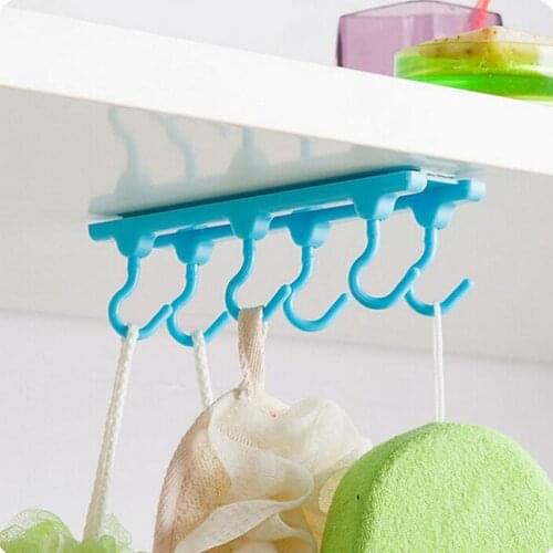 Kitchen Cupboard Cooking Tools Fashion Style Hanger Rack Ceiling Hanging Rack Hooks Bathroom Shelves Kitchen Accessories hot