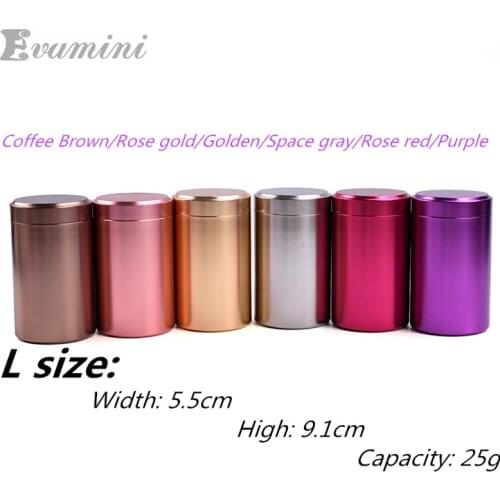 Multi-color optional Metal cans tea Storage mini tea pots small sealed tea pots portable travel special tea pots