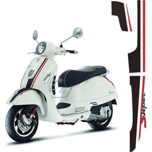 Motorcycle Decals Kit Case for Vespa Sport Stickers GTS 250 / 300 / Super / GTV 250 / 300