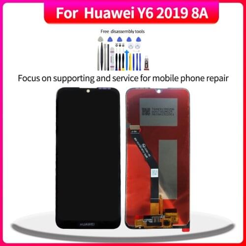 Original Display For Huawei Y6 2019 8A Touch Screen Digitizer Assembly For Huawei Y6 2019 8A lcd Replacement With Free Tools