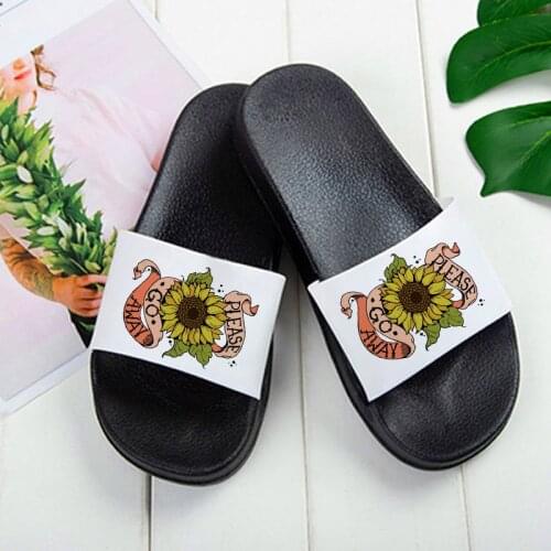 2021 Women Pattern Slippers Outdoor Slippers Summer Beach Fashion Open Toe Printed Womens Non-slip Hipster Slides