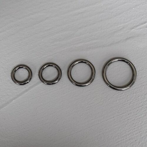 1 Pcs 15mm/20mm/25mm/30mm belt buckle O Ring Leather Bag Belt Strap Dog Chain Buckle Snap Clasp Clip Bag Parts Accessories