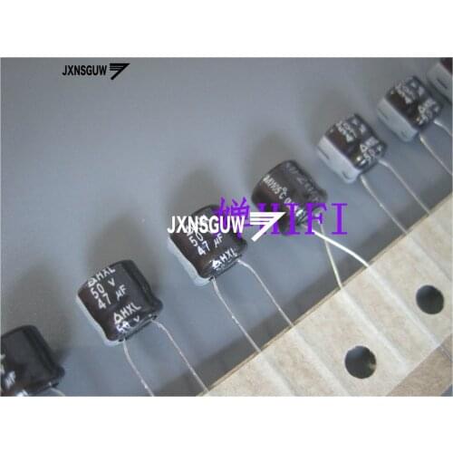 20PCS Original SAMYOUNG HXL 50V47UF 8X7MM Brown Aluminum electrolytic capacitors 47uF/50v 105 degrees 47UF 50V
