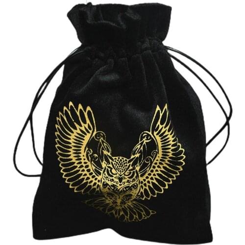 2021 10pcs/set 13cm*18cm Velvet Tarot Storage Bag Divination Drawstring Package Tablecloth Storage Bags Cards Container