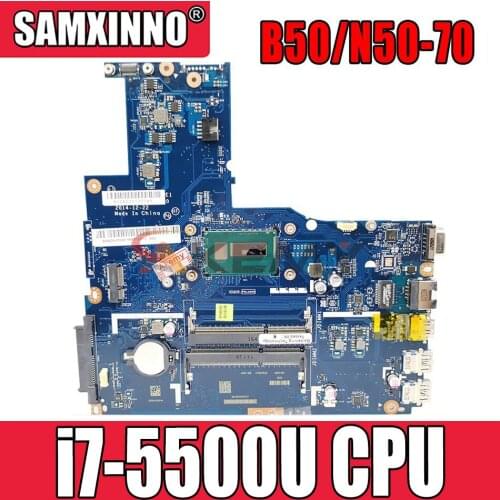 Akemy ZIWE1/ZIWB2/ZIWB3 LA-B092P For Lenovo B50-70 N50-70 Motherboard i7-5500U CPU LA-B092P Rev: 1 Motherboard Test
