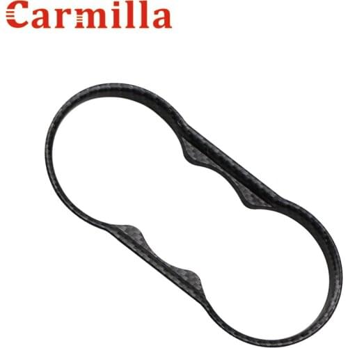 Carmilla ABS Car Water Cup Decoration Trim Case for Ford Focus 2 2009 - 2011 Fiesta 2 3 2009 - 2013 2014 2015 Accessories
