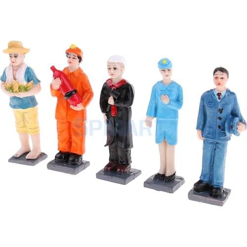 DIY Sand Resin Profession Character Statues Action Figure Decorative Figurine Layout