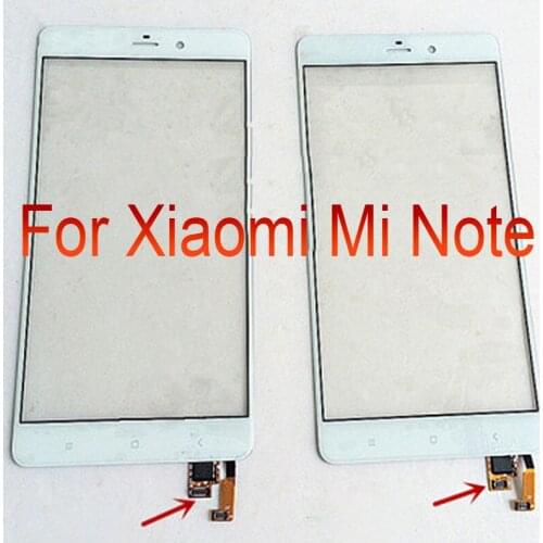 For Xiaomi Mi Note Touch Panel Screen Digitizer Glass Sensor Touchscreen Touch Panel With Flex Cable Replacement XiaomiMiNote