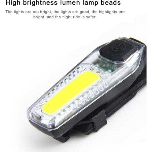 Red, Blue, Red White Light Bicycle LED Waterproof Taillight USB Charging Night Ride Bike Safety Warning Light Bike Light