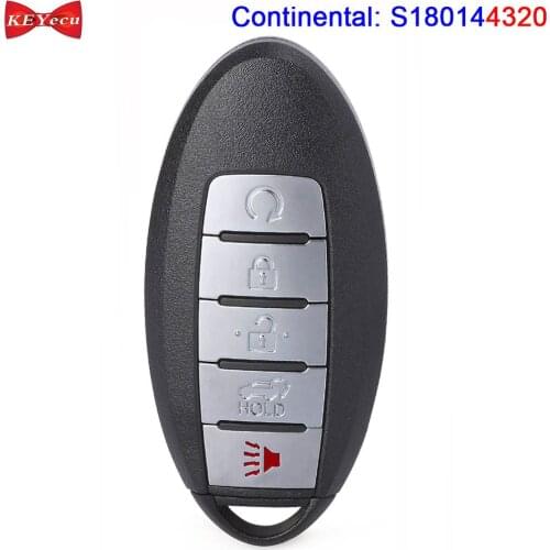 KEYECU for Infiniti QX60 2016 2017 2018 Keyless Smart Remote Key Fob S180144320 KR5S180144014 4A Chip 433.92MHz