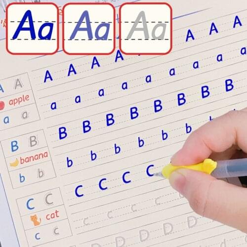 New 3D Copybook For Calligraphy Books For Kids Word Childrens Book Handwriting Children writing Learning English Practice Book