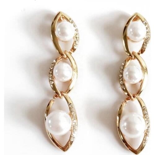 New Sweet Design Fashion Pearl Elegant Earring