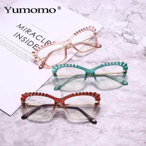 Anti Blue Light Reading Glasses Women Men Cat Eye Frame Presbyopic Computer Eyeglasses Frame Far Sight Unisex Eyewear Diopter