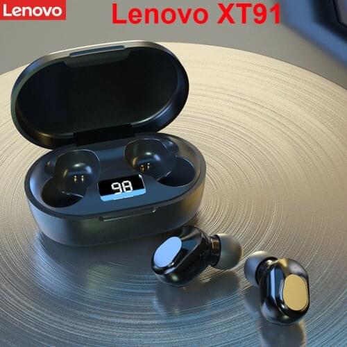 Original Lenovo XT91 TWS Earphone Wireless Bluetooth Headphones AI Control Gaming Headset Stereo bass With Mic Noise Reduction