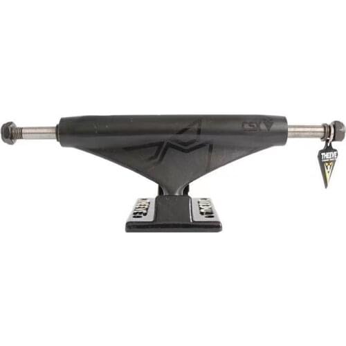 2 Pieces Theeve csx professional skateboard trucks, size 5.25 inch Titanium 40%，bones pu，black