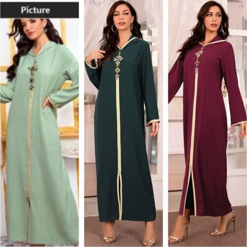 Ramadan Eid Mubarak Abaya Dubai Turkey Indian Islam Hijab Muslim Fashion Dress Kaftan Robe Longue Femme Dresses For Women Caftan