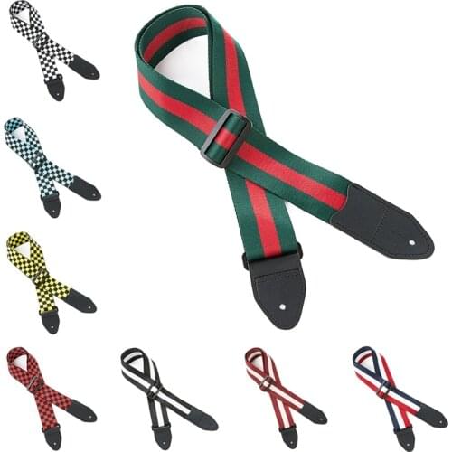 1.3m Adjustable Guitar Strap Electric Guitar Holder Strap Sling For Acoustic Ukelele Musical Instrument Accessories