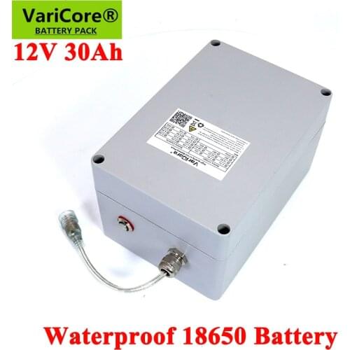 12V 30ah 20ah solar street light lithium battery camera monitoring 12.6V 18650 waterproof backup Solar Monitoring batteries