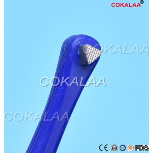Dental Orthodontic Band Seater Pusher DoubleTip Elevator Dental Ring Push Lift Autoclavable Blue Color Instrument Plastic Handle